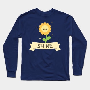 Shine Cute Flower Long Sleeve T-Shirt